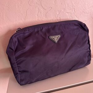 Prada Purple Cosmetic Bag